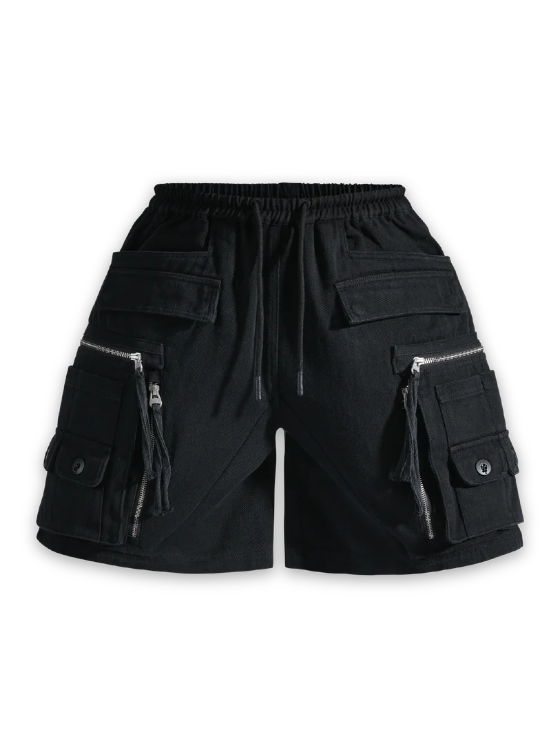 'MULTIP' cargo shorts, black
